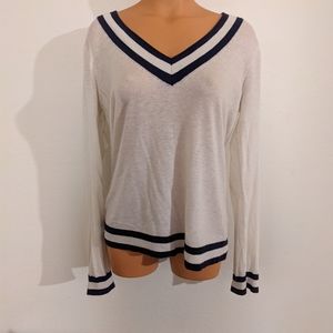 C&C California cashmere wool blend tennis sweater